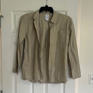 Women’s Beige Button-Up Jacket